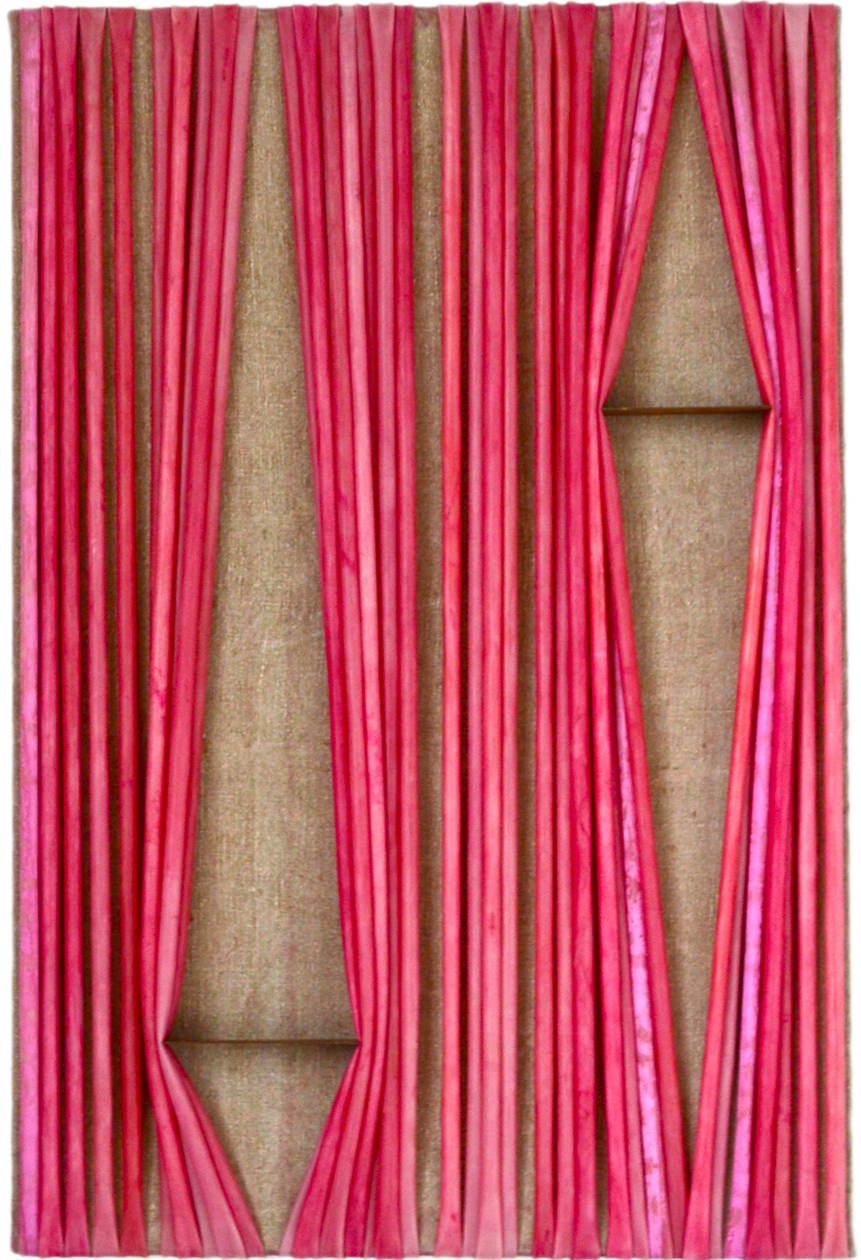 nina k. doege »pink plink«, 2016, 96 x 60 cm